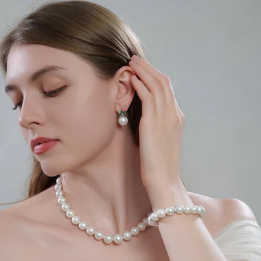 11-13mm Large Pearl Bracelet - Chic Timeless Elegance
